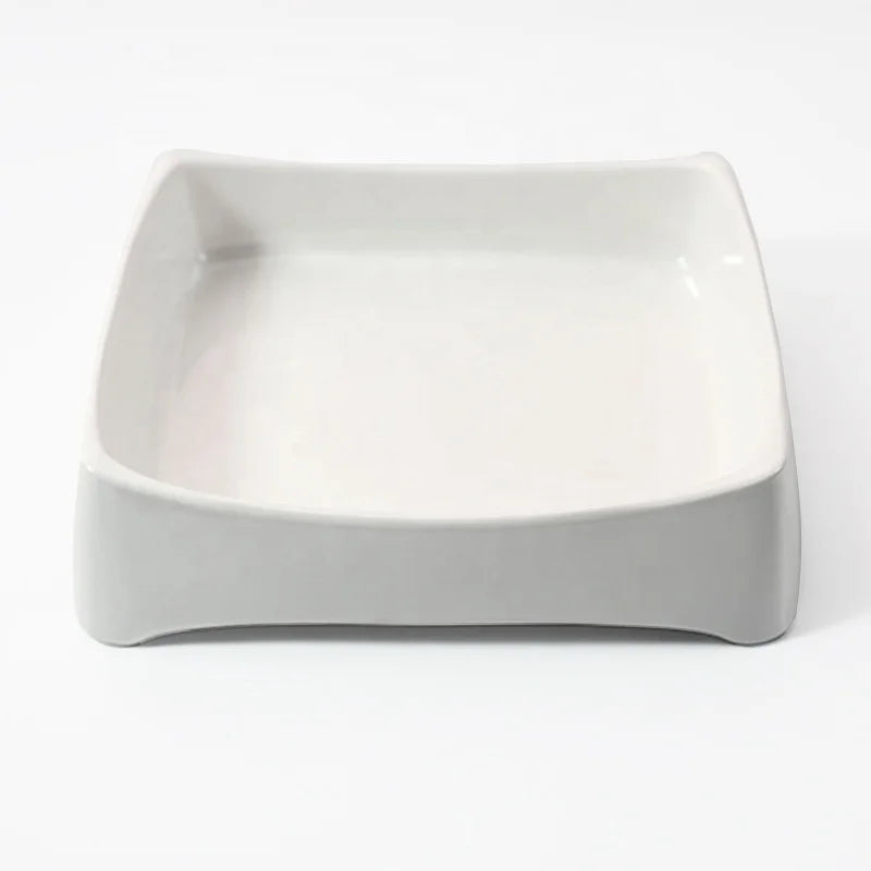 Factory Wholesale Restaurant Dinnerware Hot Pot Serving Stack White Square Melamine Dessert Plate