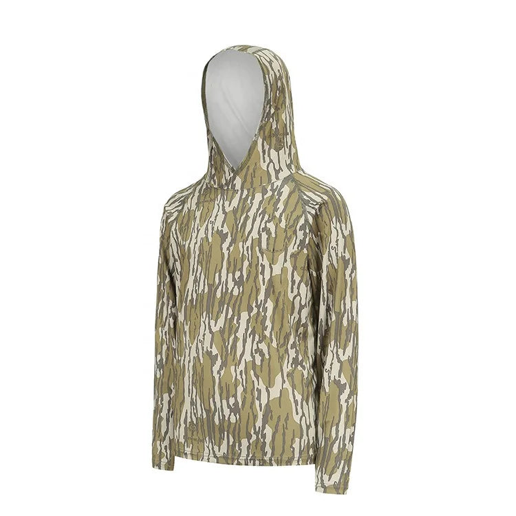 Hot Sale New Sun Protection Youth Hunting Camo Hoodie