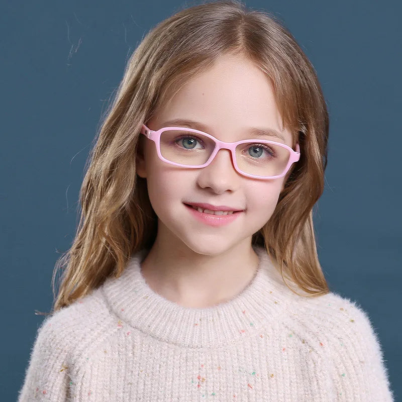 Custom Logo Hot Fashion for Kids New Computer Anti Blue Light Glasses Kids TR90 Anti Blue Light Blocking Glasses for Children