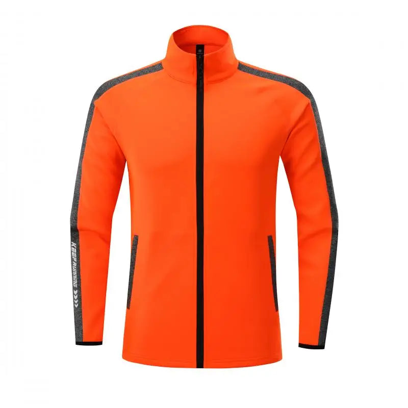 Wholesale Summer Casual Full Zip Heavyweight Custom Soccer Tracksuit Breathable Quick Dry Long Sleeve Jersey Jogging Sportswear