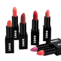 Low MOQ Wholesale Matte Lip Stick Private Label  Vegan Long Lasting Waterproof Lip Cosmetics Matte Lipstick