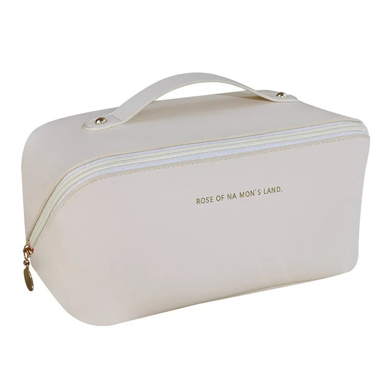 New Large Capacity Travel Cosmetic Storage Bag Organizer Waterproof PU Leather Makeup Case Professional Box for Women Luxury