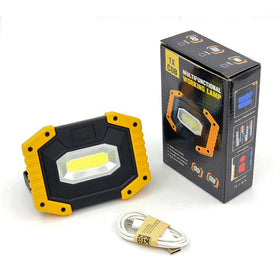 Handled 30W Outdoor Emergency Rechargeable Mini Portable Led Work Floodlight Best COB LED Lamp Security Spotlight Working Light