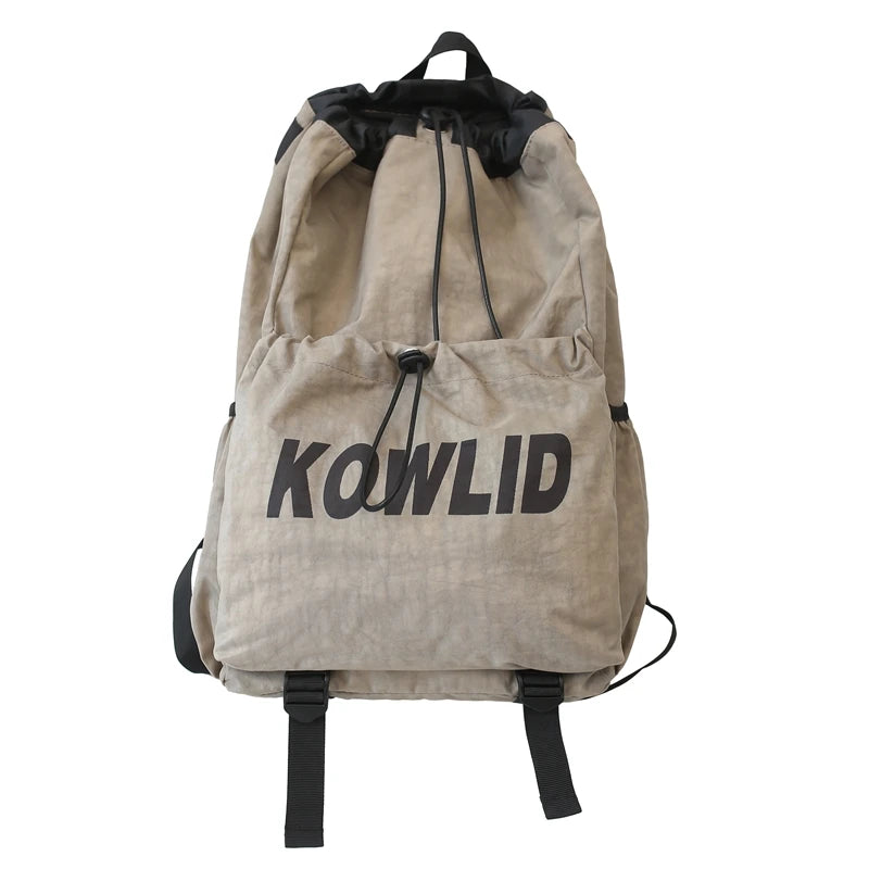 Marksman Geometric Pattern Unisex Nylon Cloth Backpack with Ergonomic Design and Casual Style