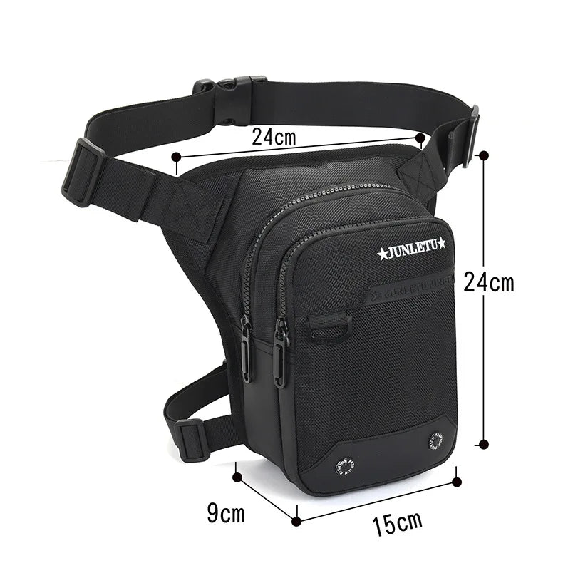 Cycling Fanny Pack Motorcycle Leg Bag for Outdoor Travel Oxford Cloth Waterproof Single Shoulder Crossbody Funny Bag Waist Bags