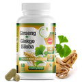 High Quality Ginseng Ginkgo Extract Tablets 500mg Per Serving Dietary Supplement OEM/Private Label Available