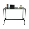 Home Office Computer Desk with Rolling Wheels