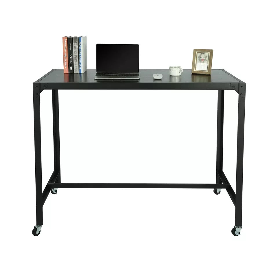 Home Office Computer Desk with Rolling Wheels