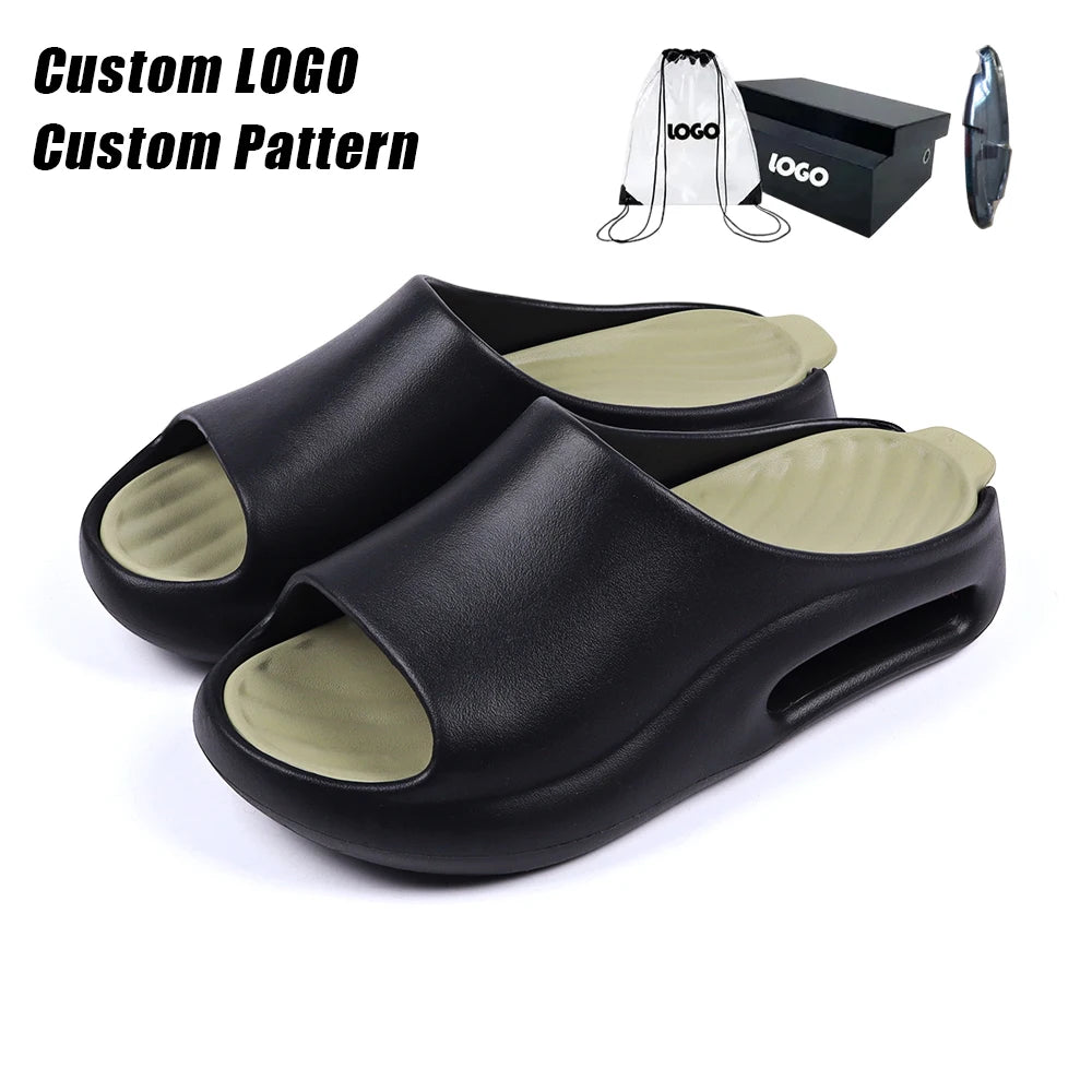 Open-Toe EVA for Slippers Customizable Personalized Logo Waterproof Anti-Slip Soft Breathable Material for Spring Evergreen Prod
