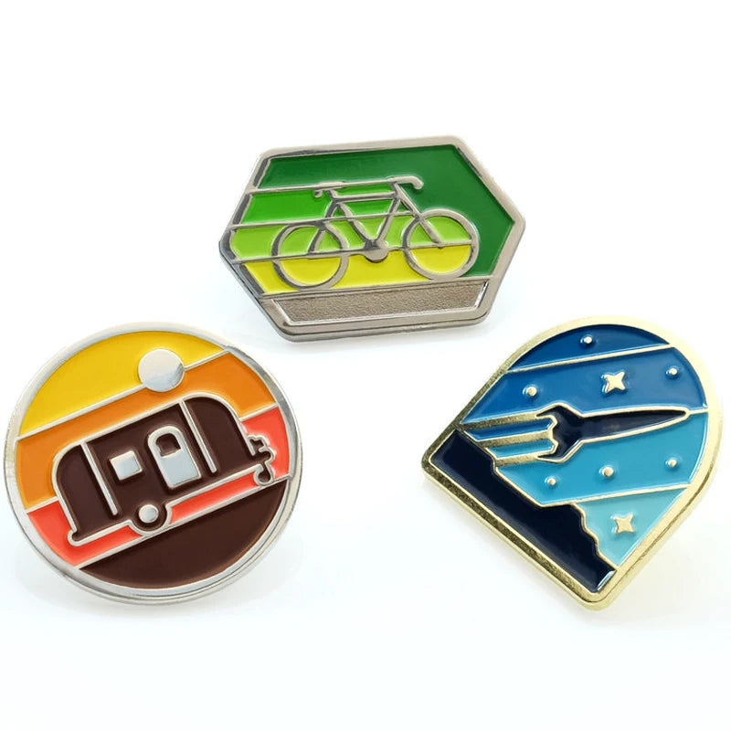 Custom Cartoon Sports Theme Die Struck Soft Enamel Pin High Polish Nickel Clutch Iron Zinc Alloy with Durable Metal Clasp Lapel