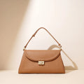 Long Strap Crossbody Bag 2025 Wholesale Custom Handbag Casual Genuine Cowhide Leather Shoulder Bag With Adjustable Bag Strap