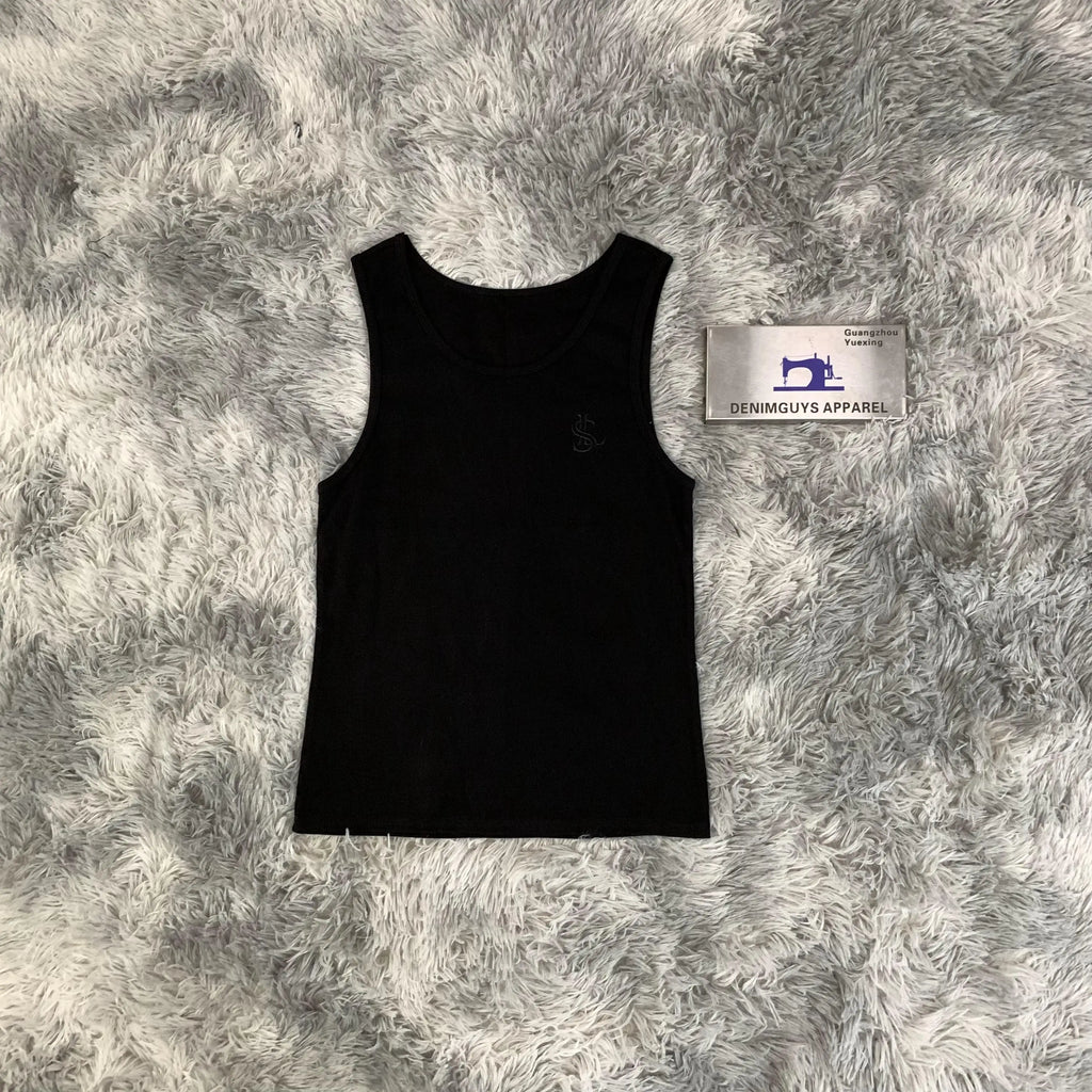 DENIMGUYS Custom Logo Sport Wear Gym Tank Top Bodybuilder Quick Dry Fitness Workout Singlet Tank Tops Men Vest