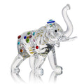 Crystal Elephant  Figurines  Glass Animal Sculpture Collectible Figurines Lucky Table Decor Home Decor Ornaments