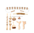 YQ  Supplier Wholesale Price Wood Massage Tools Set GuaSha Tools Anti Cellulite Massager Wood Therapy Massage