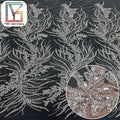 New Fashion French Beaded Tulle Lace Bridal Wedding Dress Sequins and Beads Embroidery Lace Fabric