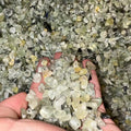 Wholesale Natural Semi Precious Crystal Prehnite Raw Stone Polished Gravel Tumbled Stones for Decoration