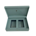 Premium Custom Printed Biodegradable Tea Gift Boxes Sponge Lining Magnetic Closure Hinged Cardboard Retail Packaging Featuring