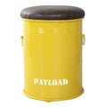 Industrial Style American Retro Bar Stool Round Tin Barrel Bar Stool for Storage Stools Iron Craft