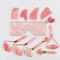 Top Selling Natural Fluorite Stone Gua Sha Scraping Rose Quartz Roller Guasha