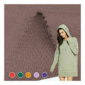Factory Wholesale CVC Women's Hoodie Fabric Polyester Cotton Material Pure Terry Fabric for Sale