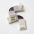 Adjustable Angle L Shape LED Corner Connectors 4Pin 10mm RGB Solder-free 90 Degree Connector Strip Lights to Strip for Indoor