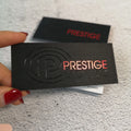 Custom Personalized Business Card with Hot Foil Stamping and Spot UV Printing on Cardboard & Paperboard