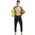 Windproof and Insulated Men's Long Sleeve Sauna Body Suit for Fitness and Weight Loss