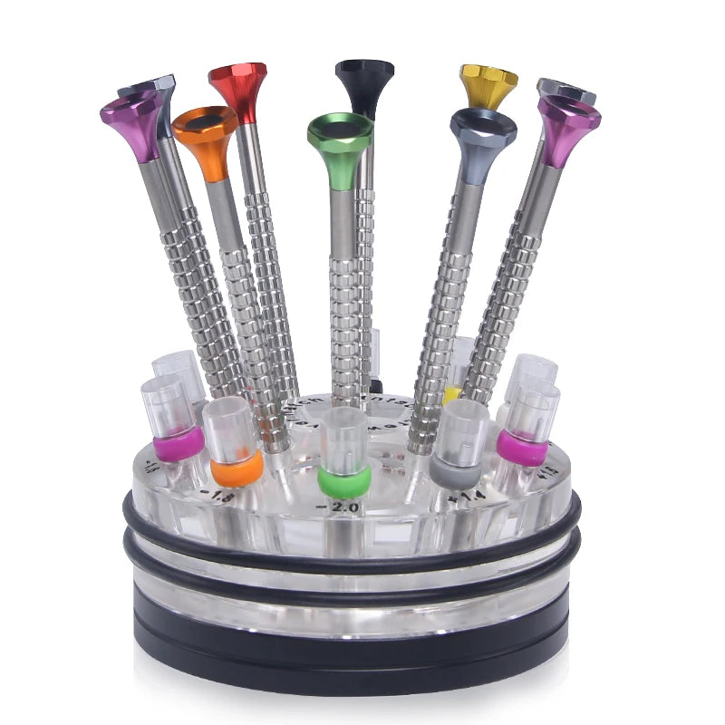 Rotatable Precision Screwdriver Set Watchmakers Tools of Different Sizes Watch Repair Tool
