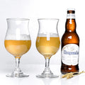 Gift Wholesale logo Custom Tavern bar Glass Beer Mugs Craft Beer Goblet Tulip Beer Mugs