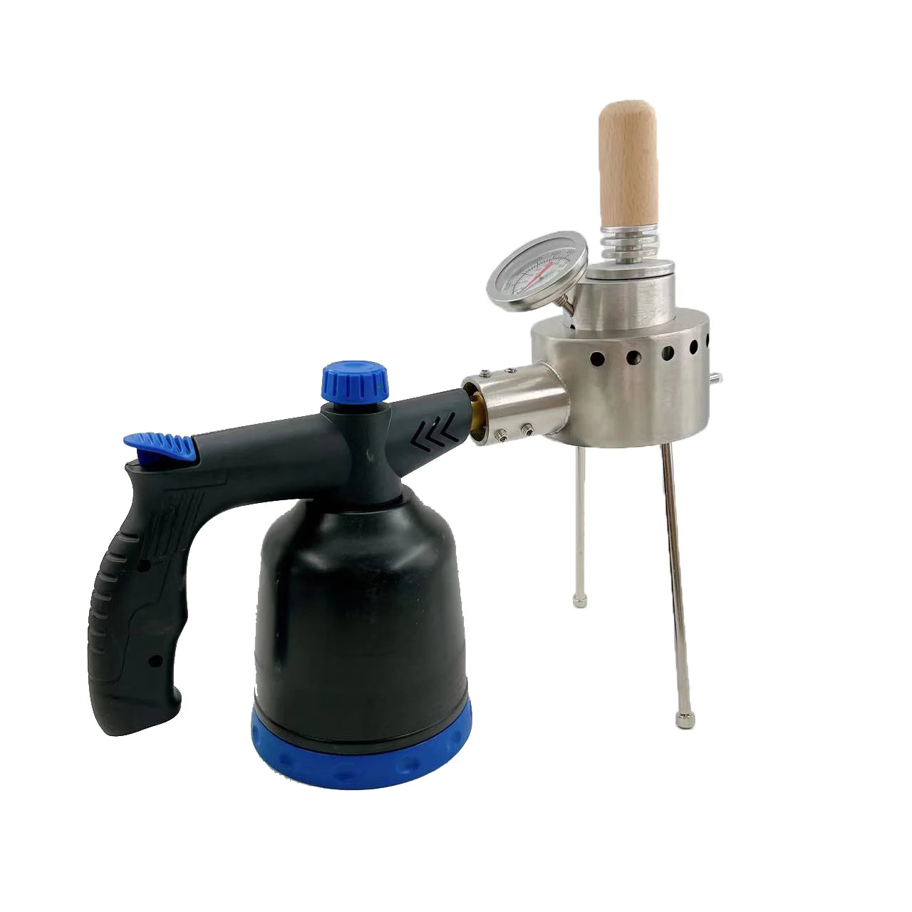 CHINABEES Blue Bottle Spray Bottle Thermometer for Beekeeping Oxalic Acid New Condition Aluminum Material for Livestock Farm