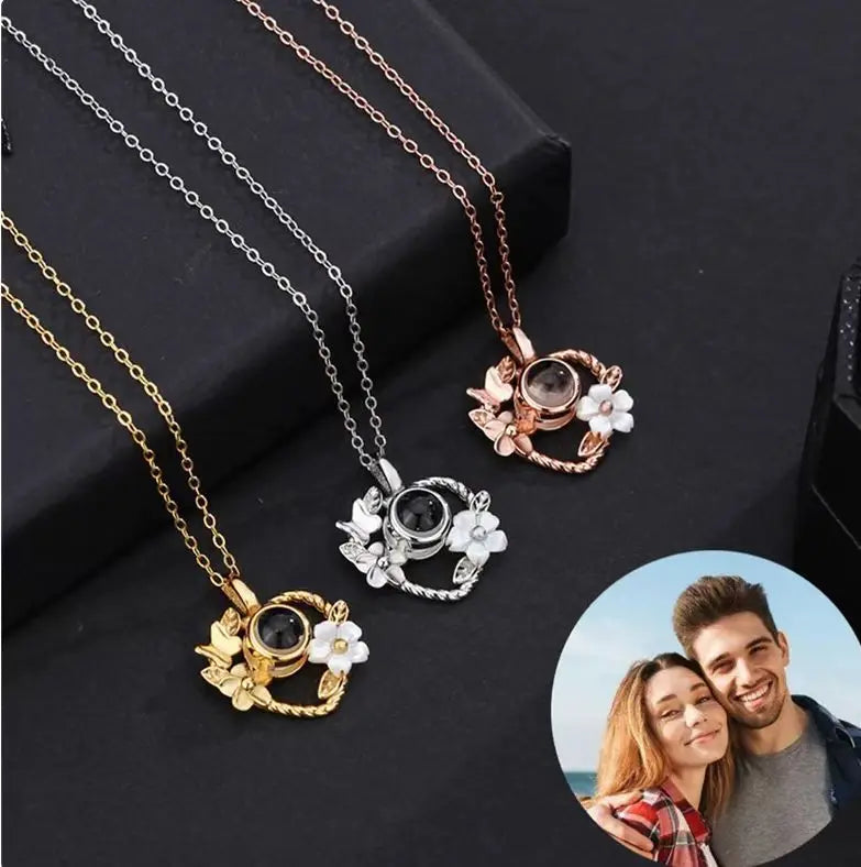 Wholesale Genuine 925 Sterling Silver Projection Necklace New Product Ideas for Fashion Couple Gifts Christian Wedding Jewelry
