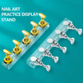 Nailpop Magnetic DIY Practice Holder Set Plastic Polish Gel Color Display Stand for Nail Supplies and Tool Tips Practice