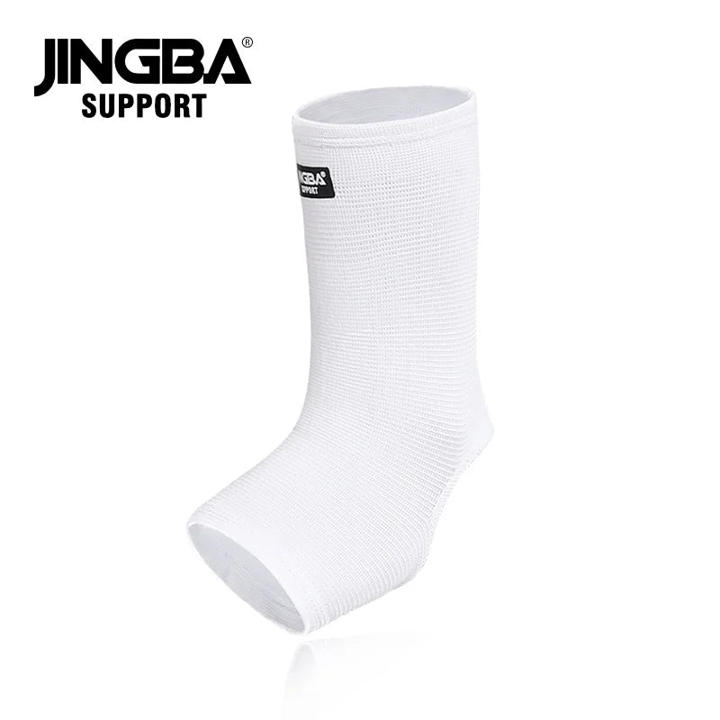JINGBA Wholesale White Ankle Support Sock Lace up Adjustable Support  for Running Basketball Injury Recovery Sprain Ankle Wrap