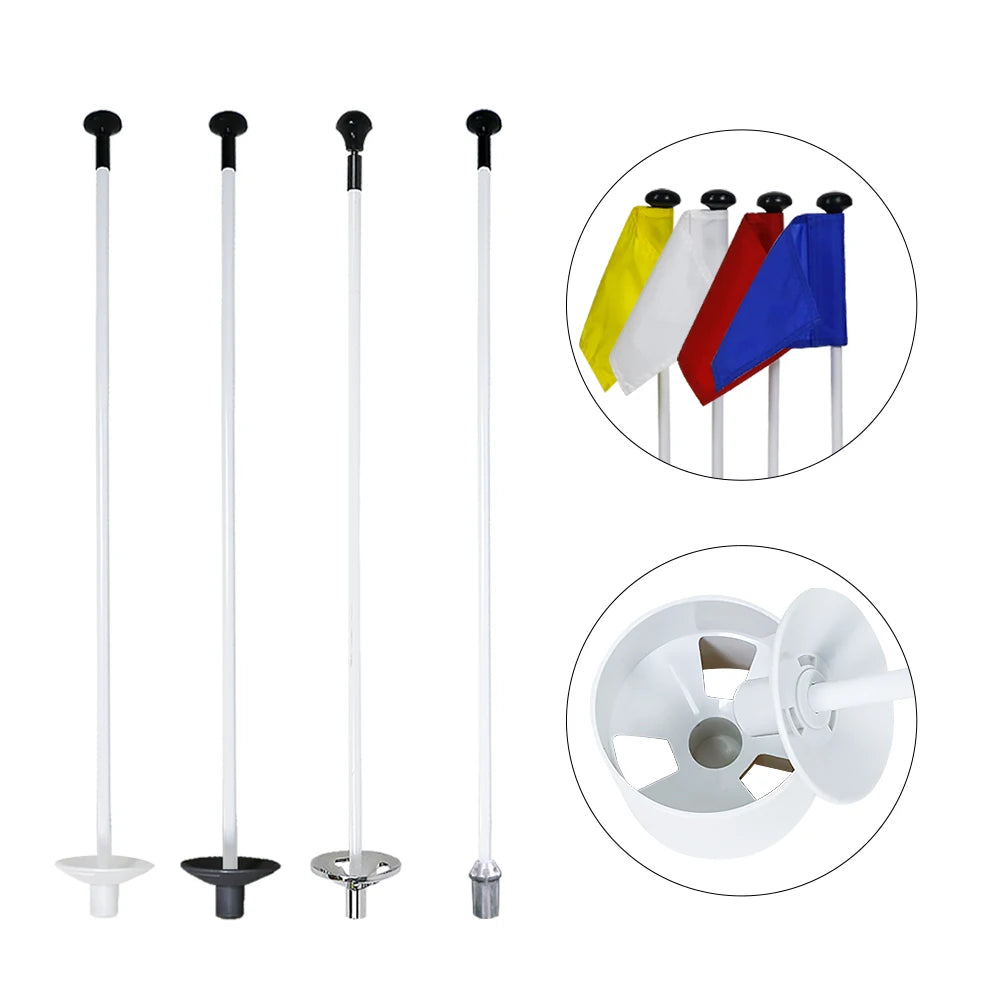Customized Konday GF79-26 Golf Putting Green Flagstick with Pole and Hole Cup for Outdoor Yard Practice
