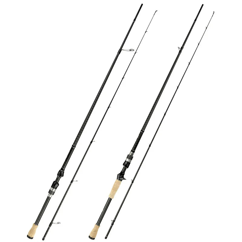 Spinning Casting Worm Rod XF Extra Fast M Power Length 1.98m 2.08m Weighjt108g KW Guide Reverse Spigot for Bass Fishing Worm Rod