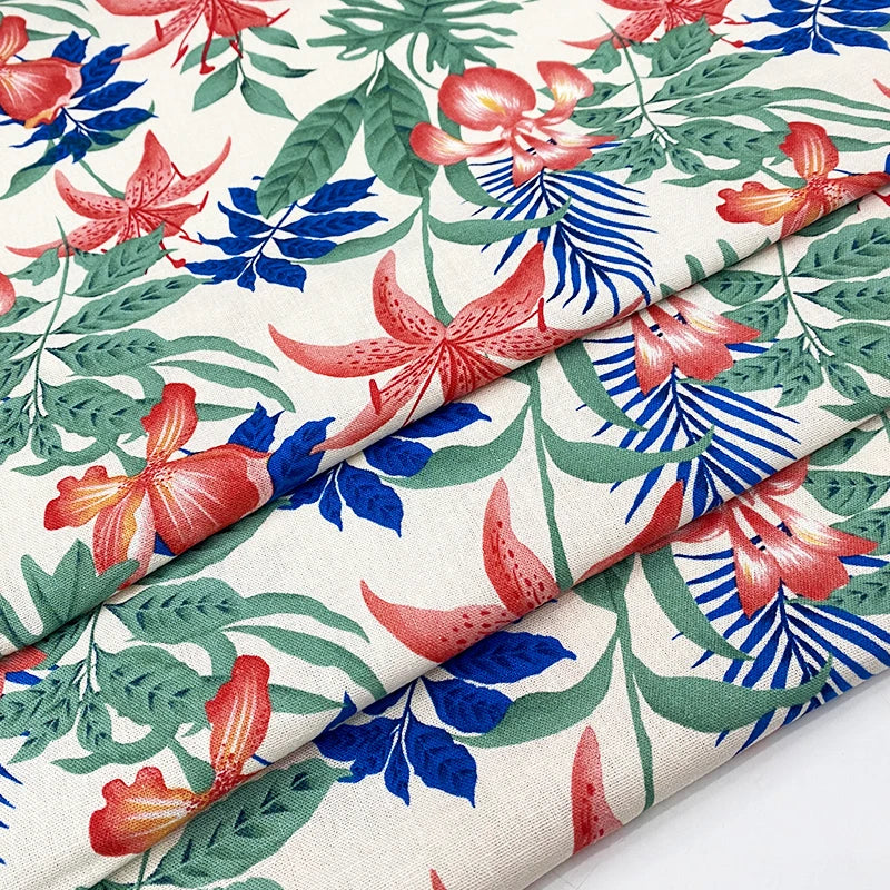 Harvest Woven Linen Rayon Plain Linen Rayon Woven Fabric Ready Cargo Fabric for Dress and Shirt