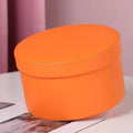 Customized Luxury Round Leather Wedding Favors Gift Box High-End with Embossed Logo and Matt Lamination
