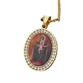Picture Chains Jewelry Photo Necklace Pendant Medallion Moissanite Stainless Steel Photo Pendant