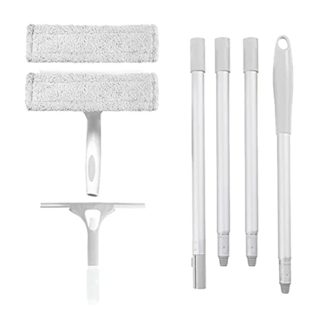 Professional Multipurpose Window Cleaning Kit Extendable Plastic Handle Window Squeegee Wiper for Glass Cleaning