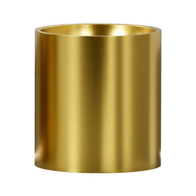 European Gold Stainless Steel Column Basin Upper Bathroom Drainer Semi-Pedestal Wash