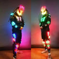LED Robot Costume Stage Dancer Performance Show Dress LED Iron Soldier Clothing Party Dress