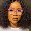 Teenyoun Eyewear Cheap Tr90 Frame Oculos Street Snap Blue Light Blocking Eyeglasses Retro Women Ladies Cat Eye Glasses Frames
