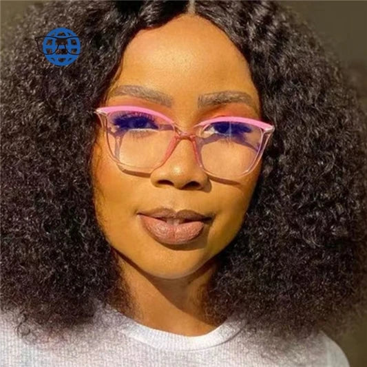 Teenyoun Eyewear Cheap Tr90 Frame Oculos Street Snap Blue Light Blocking Eyeglasses Retro Women Ladies Cat Eye Glasses Frames