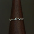 Custom Design Minimalist Jewelry Gold Plated S925 Dainty Ring