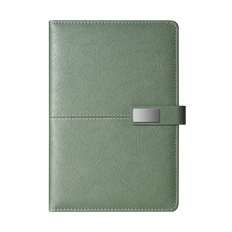 Custom Packaging Business Square Magnetic Buckle Notebook Sets Pu Leather Fabric Notebooks Customizable Gift Boxes for Present