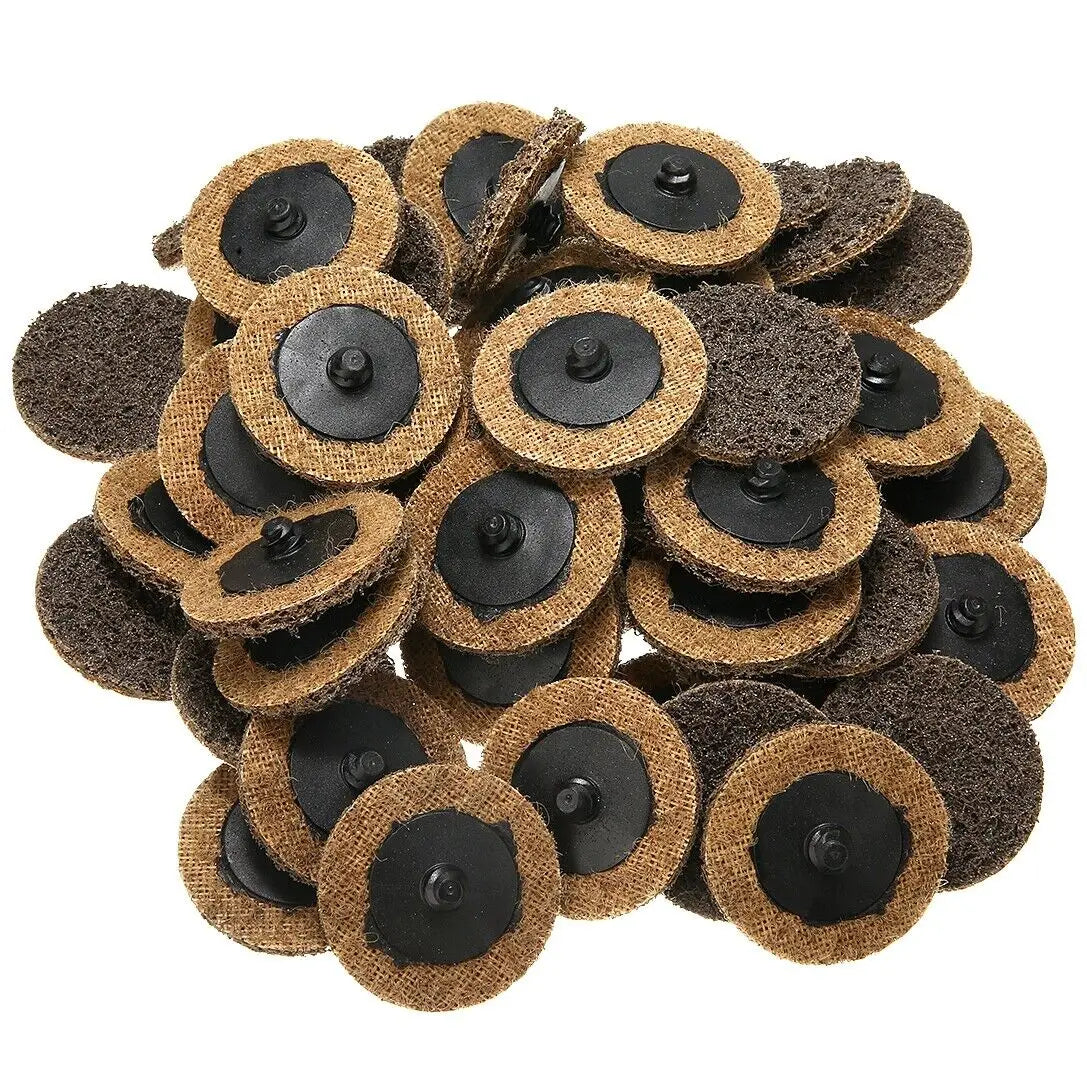 Aluminum Oxide Abrasive Tools 2in Coarse Surface Conditioning Sanding Pads Roll Lock Die Grinder