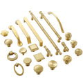 Hot Sale Modern Brushed Brass Gold Kitchen Cabinet Handles and Pulls