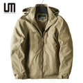 Liu Ming Customized Printed 2025 Spring Autumn Men Casual Outdoor Thin Hiking Trekking Plus Size Hooded Jacket Coats