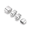 Personalized Names Jewelry Engraved Bracelet Slider Tube Spacer Beads Custom Laser Stainless Steel Bead Sliders