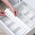 10pcs 15.75\" x 3.55\" Thick Drawer Dividers Large Adjustable Dresser DIY Organizer Separator for Clothes Desk Office Rack